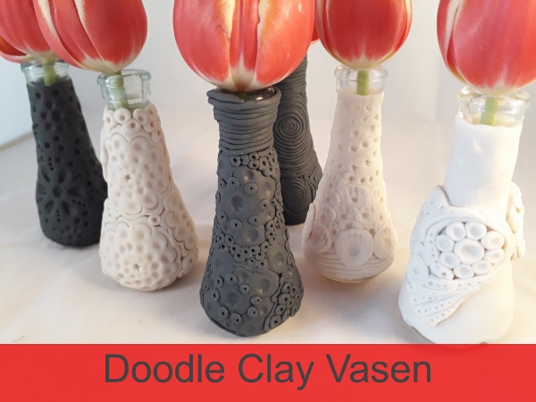 Doodle Clay Vasen Doodle Clay Vasen