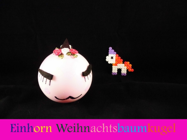 Einhorn Weihnachtsbaumkugeln Titel Einhorn Weihnachtsbaumkugeln Titel