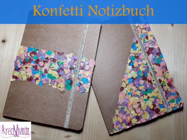 Konfetti Notizbuch Konfetti Notizbuch
